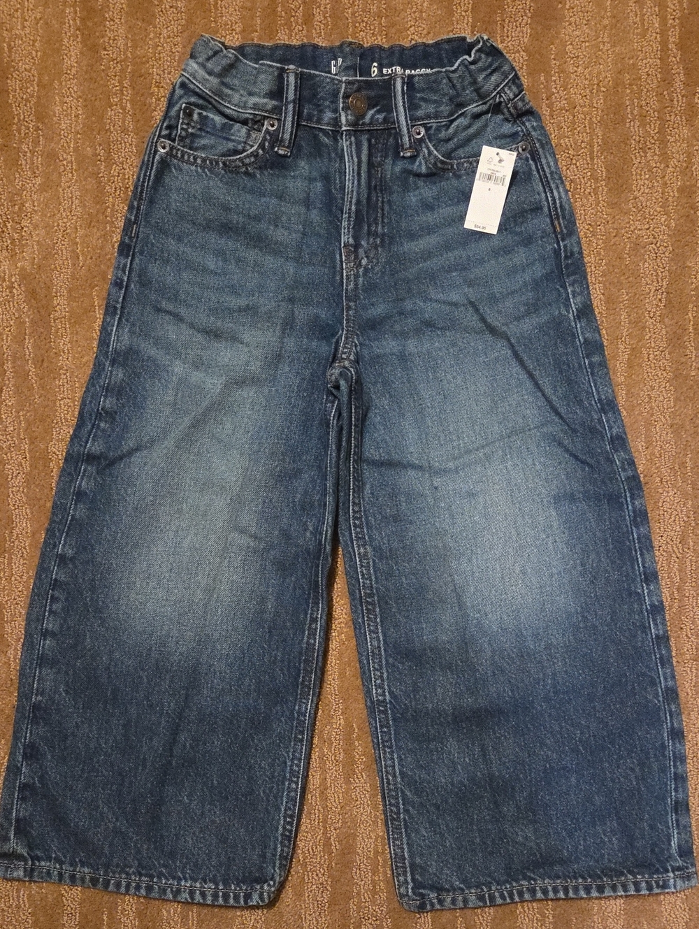 GAP Kids Extra Baggy Jeans in Medium Blue Wash
